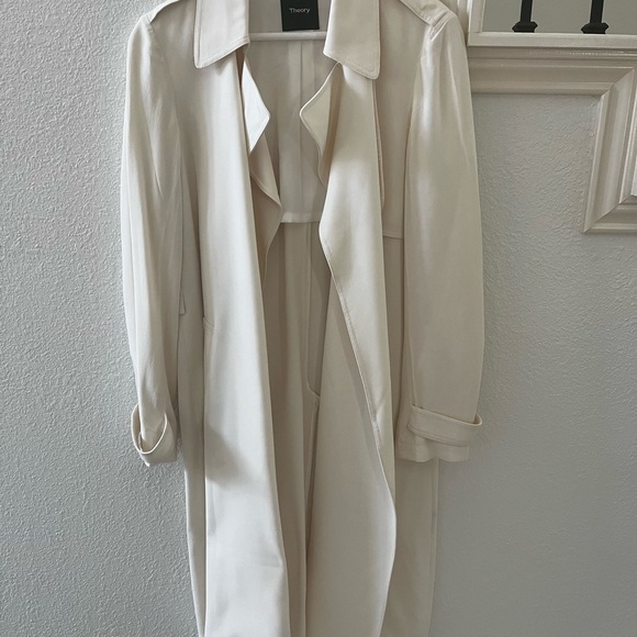 Theory Tench Coat White Size M - Picture 2 of 9